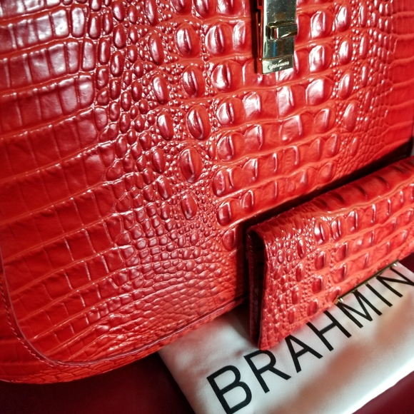 Brahmin Johanna & Ady Wallet Set in Heat Melbourne NWT - Picture 2 of 16